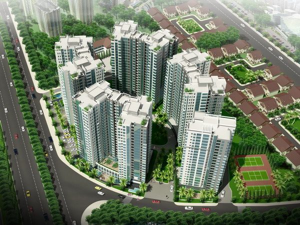 Phối cảnh khu căn hộ Everville