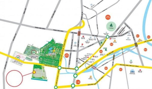vi tri Amazing City  600x350 - Dự án khu căn hộ Amazing City – Quận Bình Tân
