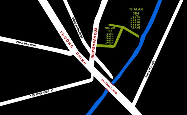 vi tri Thai An Apartment 600x368 - Dự án Thái An Apartment - Quận 12