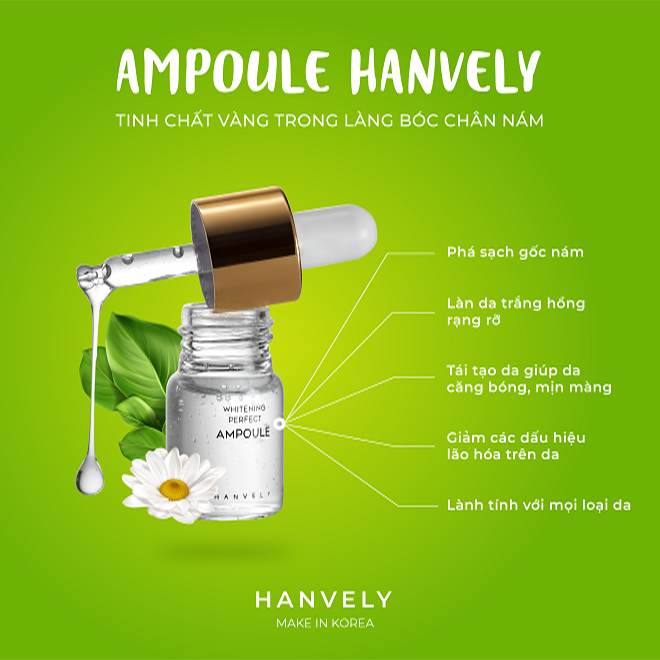 Serum Hanvely có thể thẩm thấu sâu