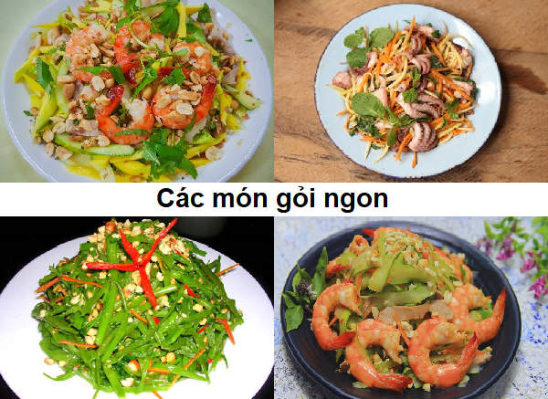 Các món gỏi ngon