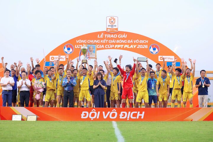 SLNA vô địch giải U21 Quốc gia 2026